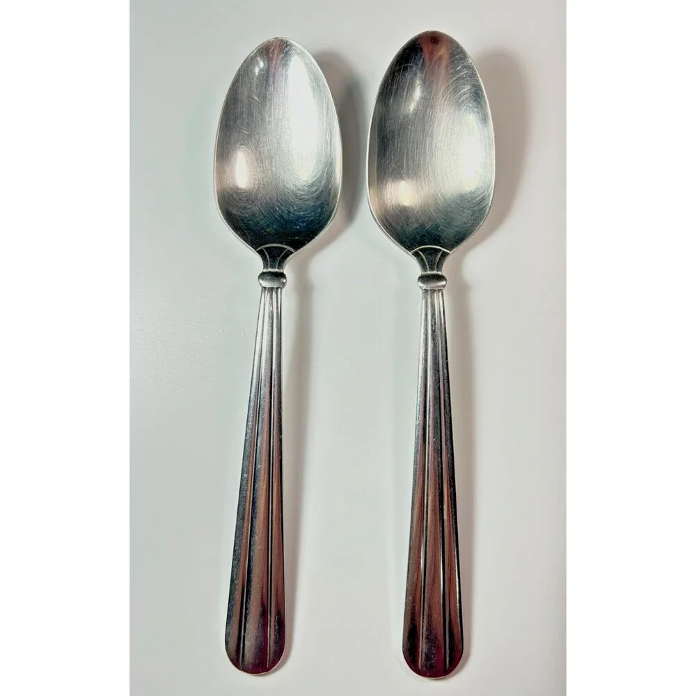 Oneida USA Unity Stainless Flatware Pieces ~ 2 Place/Soup Spoons B